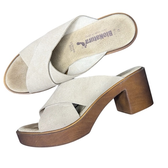 BioNatura Sandals/ Heels Size 9 1/2 - Picture 3 of 6